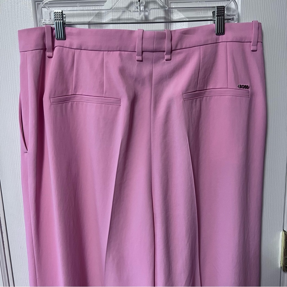 Hugo Boss Tikela Wide Leg High Rise Trousers Size 14 $348 - Picture 4 of 9